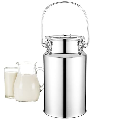 Adima Milch Transportkanne 201 Milch Transportkanne Mit DREI Verschlussclips Und Silikondichtung Molkerei Milch Kanne zum Transportieren oder zur Aufbewahrung,10L Adima Milch Transportkanne 201 Milch Transportkanne Mit DREI Verschlussclips Und Silikondichtung Molkerei Milch Kanne zum Transportieren oder zur Aufbewahrung,10L von Adima