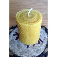 2x3 Wabenwachs-Vollkerze Aus 100% Reinem Bienenwachs von Adironstix