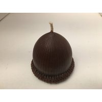 Acorn Bienenwachskerze Braun , Große Bienenwachskerze. 3 Zoll Hoch X Breit von Adironstix