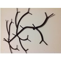Ast Garderobenleiste Mit 4 Haken Ca 65 cm Lang von Adironstix