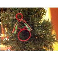 Schneemann-Christbaumkugel. Über 3-3/4 von Adironstix