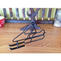 Schneemobil Und Reiter Figur Unikat Skidoo Polaris Yamaha Artikel Cat Made in Den Adirondack Bergen Im Herzen Des Snowmobile Country von Adironstix