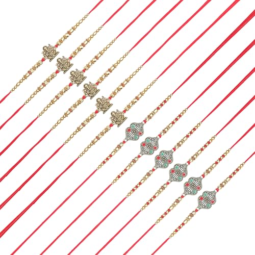 Set of 12 Rakhi for Brother Thread Bracelet for Bhai Bhabhi Bhaiya veera Raksha Bandhan Rakhi Set Dora Bracelets with Pack for Brother Sister Indian Traditional Raksha Bandhan Festival von Aditri Creation