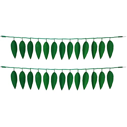 Aditri Creation Set of 2 Artificial Mango Leaf Garlands Door Decorations for House Toran Decorative Hanging Bandanwar Hanging Decorations Indian Traditional Puja Festival Décor (Approx 36 Inches.) von Aditri Creation