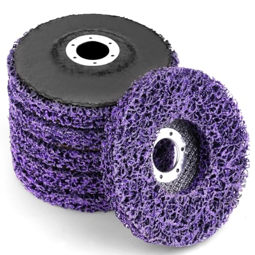 Adiwo CSD Scheibe Schleifscheibe, 6 Stück Ø 115mm Reinigungsscheibe Set Grobschleifscheibe Lila Grobreinigungsscheibe für Winkelschleifer für Oberfläc Henbearbeitung Polieren Rostentfernung Adiwo CSD Scheibe Schleifscheibe, 6 Stück Ø 115mm Reinigungsscheibe Set Grobschleifscheibe Lila Grobreinigungsscheibe für Winkelschleifer für Oberfläc Henbearbeitung Polieren Rostentfernung von Adiwo
