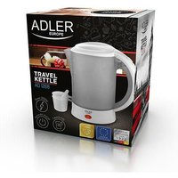 AD-1268 Kompakter elektrischer Wasserkocher, 2 Tassen Geschenk, 0,6 l, 600W, BPA-frei - Adler von Adler