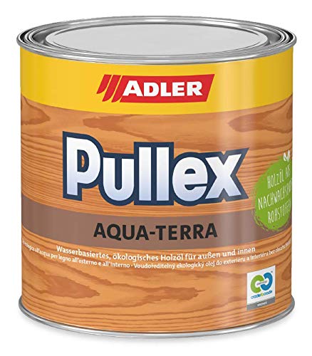 ADLER Pullex Aqua-Terra - Ökologisches Holzöl Außen & Innen - Universell anwendbar für starken Wasserschutz & lange Haltbarkeit - Auf Wasserbasis & nachwachsender Rohstoffe - 750ml Farbe Lärche ADLER Pullex Aqua-Terra - Ökologisches Holzöl Außen & Innen - Universell anwendbar für starken Wasserschutz & lange Haltbarkeit - Auf Wasserbasis & nachwachsender Rohstoffe - 750ml Farbe Lärche von ADLER