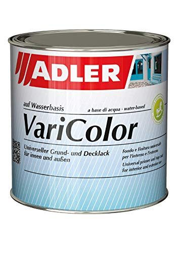 ADLER Varicolor Lichtgrau RAL7035 750ml Lack Acryllack Buntlack Unversallack grau von ADLER