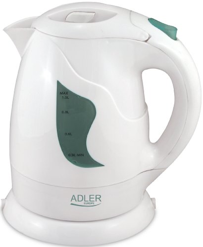 Adler 08w AD 08 w Kettle plastic 1 L, 1 Liter, Weiß von ADLER