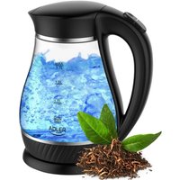 Adler - ad 1274 b elektrischer Wasserkocher 1,7 l 2200 w Schwarz, Transparent von Adler