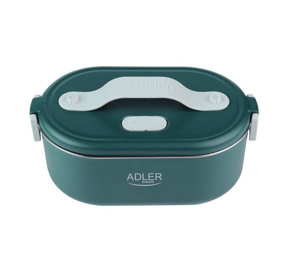 Adler Elektrische Lunchbox AD 4505, Elektrische Brotdose, Speisewärmer, Warmhaltebehälter, Edelstahl, grün von Adler