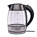 Adler Wasserkocher 1.8 L Schwarz, Transparent 2200 W AD 1246 von Adler