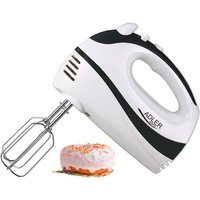 Handmixer Stabmixer Handrührgerät Handrührer Hand Mixer 300 Watt weiß/schwarz - Weiß/Schwarz - Adler von Adler