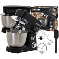 Mesko MS4217 Küchenroboter Küchenmixer Standmixer, 3,5 l Edelstahlschüssel, 6 Geschwindigkeitsstufen, Knethaken, Mixstab, 1200 Watt Mesko MS4217 Küchenroboter Küchenmixer Standmixer, 3,5 l Edelstahlschüssel, 6 Geschwindigkeitsstufen, Knethaken, Mixstab, 1200 Watt von Adler
