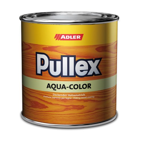 Pullex Aqua-Color W10 2,5l Weiß, tönbar Dauerschutzfarbe Wetterschutzfarbe von ADLER