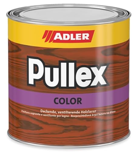ADLER Pullex Color W10 750ml Weiß. tönbar Holzfarbe Deckfarbe Wetterschutzfarbe von ADLER