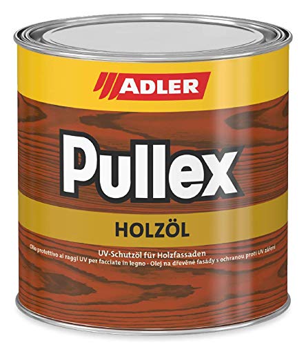 ADLER Pullex Holzöl Außen - Universell einsetzbar für senkrechte Holzflächen im Außenbereich - Holzpflege & Holzschutz auf Basis natürlicher, veredelter Öle - Farbe Natur/Farblos 2.5l von ADLER