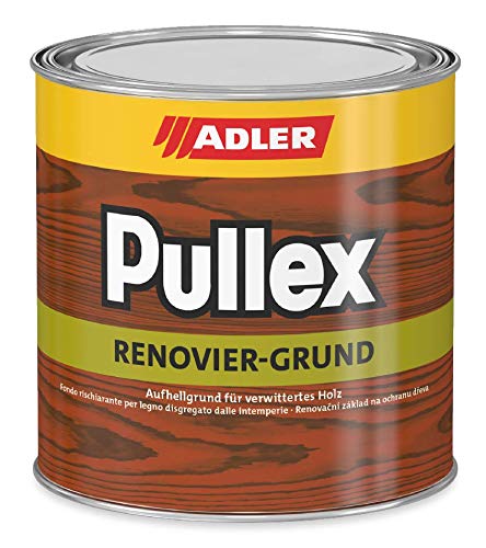 ADLER Pullex Renovier-Grund - 2.5 l Lärche - Holzgrundierung außen, Imprägniergrund & Renovierung von ADLER