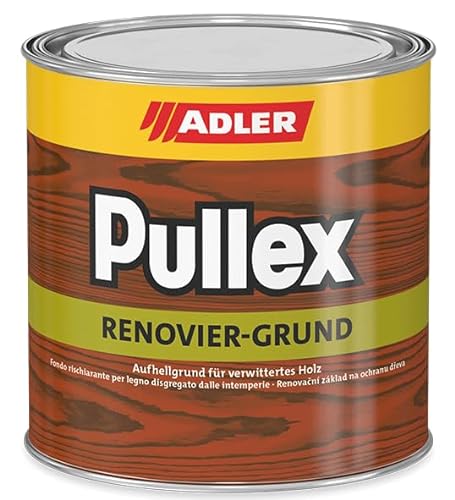 ADLER Pullex Renovier-Grund - 750 ml Lärche - Holzgrundierung außen, Imprägniergrund & Renovierung von ADLER