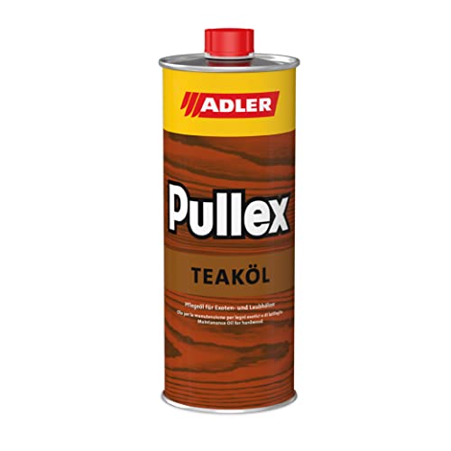 ADLER Pullex Teaköl Holzöl Innen & Außen Farbe Teak Braun 250ml von ADLER