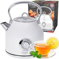 AD 1346 weiß Wasserkocher mit Thermometer 1,7L STRIX von Adler