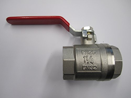 Wasserhahn/Kugelhahn 2 x Innengewinde 1 1/4 Zoll von Admiral
