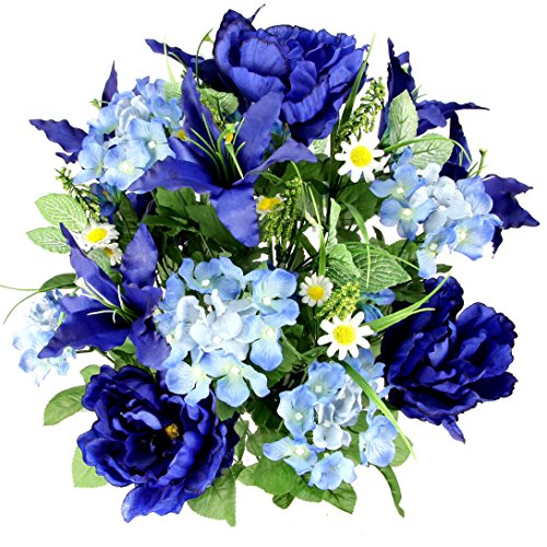 Admired By Nature Künstliche Hortensien, Blau von Admired By Nature
