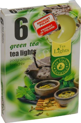 Teelicht 6 Teelichter Duftkerzen Grüner Tee Teelicht 6 Teelichter Duftkerzen Grüner Tee von Admit