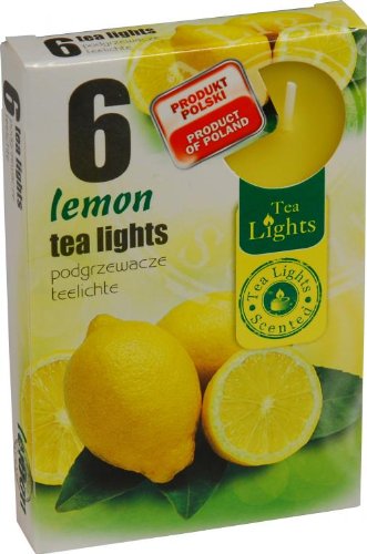 Teelicht 6 Teelichter Duftkerzen Zitrone Teelicht 6 Teelichter Duftkerzen Zitrone von Admit