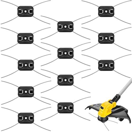 Adnee 12 Stück 4 Rasentrimmer Ersatzklingen Stahldraht Elektrischer Unkrautschneider Headline Trimmer Kopf Unkrautvernichter Aufsatz für Akku-Rasentrimmer Unkrautschneider Adnee 12 Stück 4 Rasentrimmer Ersatzklingen Stahldraht Elektrischer Unkrautschneider Headline Trimmer Kopf Unkrautvernichter Aufsatz für Akku-Rasentrimmer Unkrautschneider von Adnee