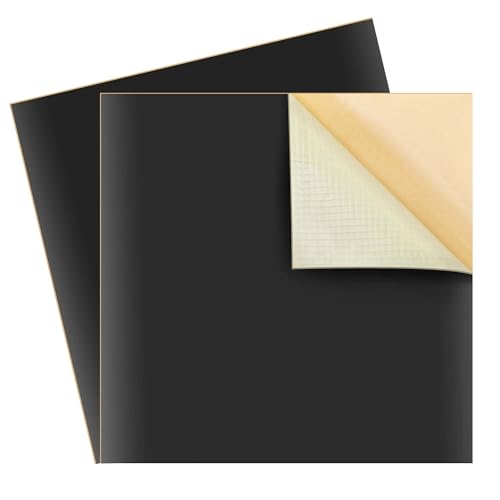 Adnee Teichfolien-Reparaturflicken, 20,3 x 20,3 cm, selbstklebend, EPDM-Auskleidung, Reparaturflicken-Set, verdickte Gummiteich-Auskleidung, Naht für EPDM-Gartenteich, Abdeckung, Reparatur, 2 Stück von Adnee