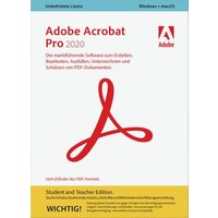 Adobe Acrobat Pro 2020 Student and Teacher Edition Vollversion, 1 Lizenz Windows, Mac PDF-Software Adobe Acrobat Pro 2020 Student and Teacher Edition Vollversion, 1 Lizenz Windows, Mac PDF-Software von Adobe