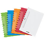 Adoc Colourlines Notizbuch DIN A4 Kariert Spiralbindung PP (Polypropylen) Farbig sortiert 144 Seiten von Adoc