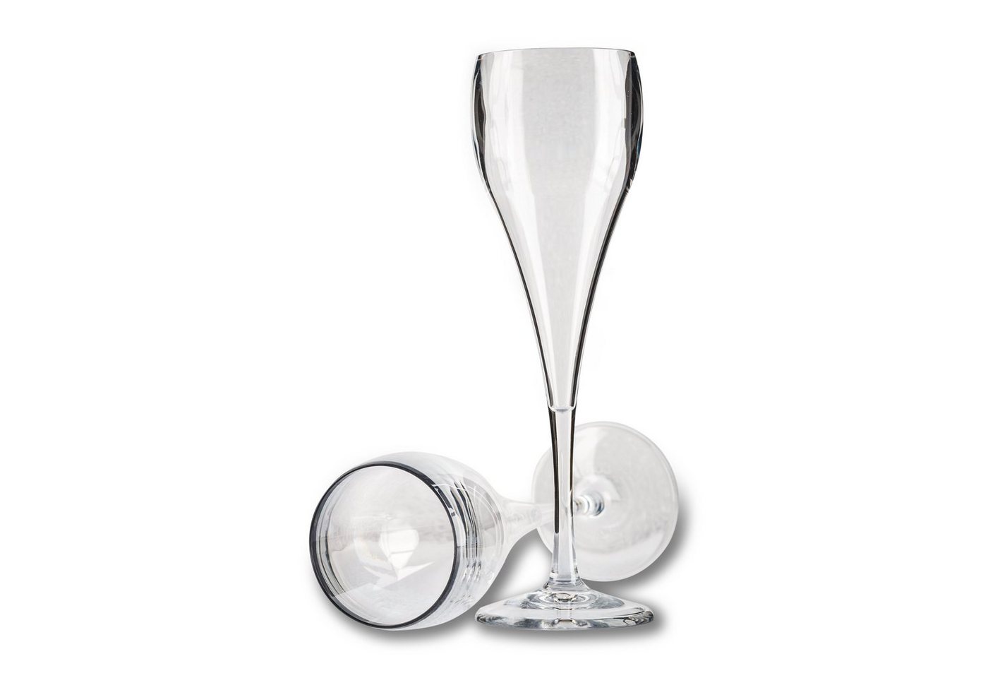 Adoma GmbH Becher 2er-Set Champagnerkelch 0,1 L - Kunststoff, Kunststoff von Adoma GmbH