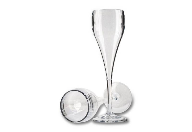 Adoma GmbH Becher 2er-Set Champagnerkelch 0,1 L - Kunststoff, Kunststoff von Adoma GmbH