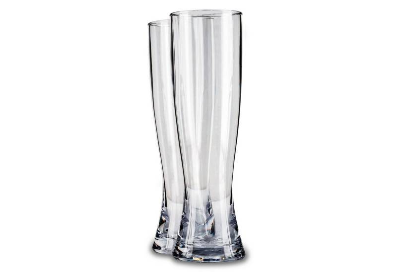 Adoma GmbH Becher 2er-Set Weizenbierglas Elegante 0,5 L - Kunststoff, Kunststoff von Adoma GmbH