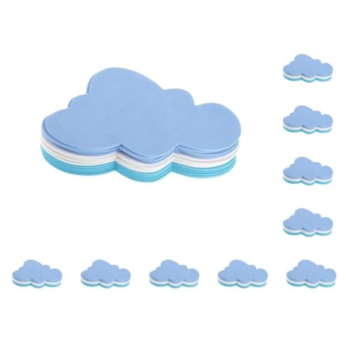 10 Set 12 Stück gemischte Wolken aus Schaumstoff für Kinder von Adoorniequea