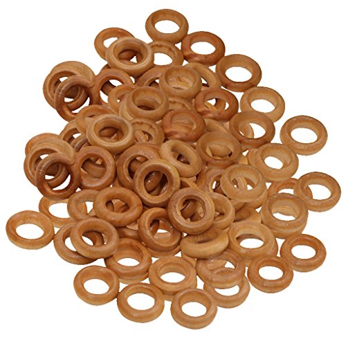 100 Stück 13 mm kleine Holzringe unlackiertes Holz Wurfringe Reifen DIY Handwerk 100 Stück 13 mm kleine Holzringe unlackiertes Holz Wurfringe Reifen DIY Handwerk von Adoorniequea