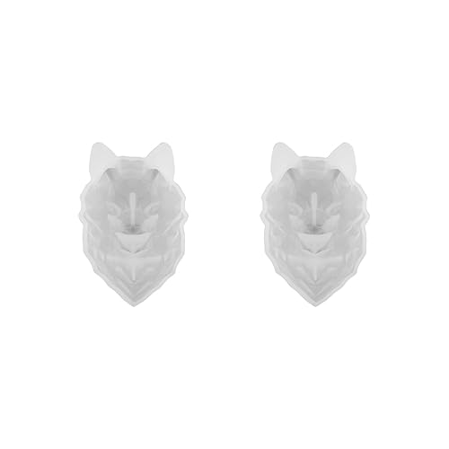 2 Set DIY Silikonform Form Harz Kunst Schmuck Herstellung Ornament Handwerk Wolf Kopf von Adoorniequea