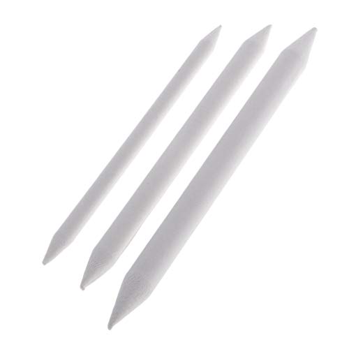 3 Stück Blending Stumpf Skizze Tortillon Kunst Zeichnung Werkzeug Pastell Papier Stift von Adoorniequea