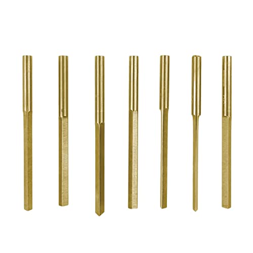 7 x dreieckige Graver-Spatel aus Wolframstahl, für Schmuck und Gravur von Adoorniequea