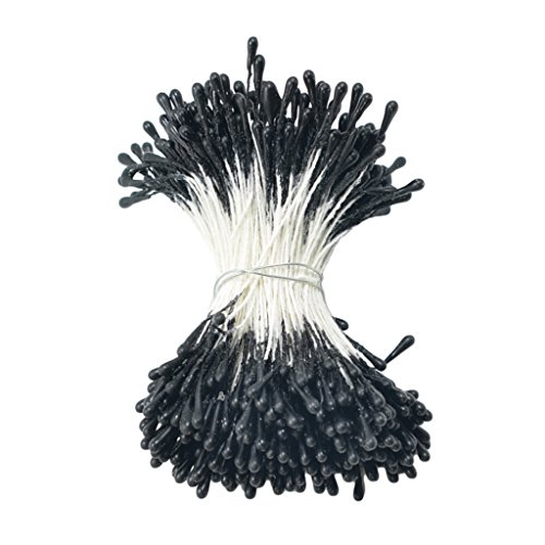 Adoorniequea 1 Bündel künstliche matte Doppelköpfe Blume Staubblatt Pistil schwarz von Adoorniequea