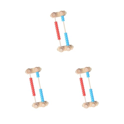 Busy Board Abakus Bastelzubehör, Gehirnentwicklung, praktische Fähigkeiten für Kinder, zweireihig, 3er-Set von Adoorniequea