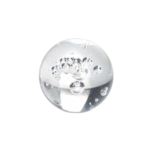 Landschaftsbau Kristall Transparent Crack Ball Glas Wasser Brunnen Dekoration Fisch Tank Wohnzimmer Home Fotografie Glück 3 cm, 3 cm Bubble Balls von Adoorniequea