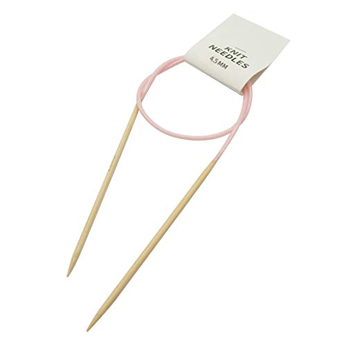 Rundstricknadeln, Bambus-Ringnadeln, Zubehör-Set, 4,5 mm von Adoorniequea