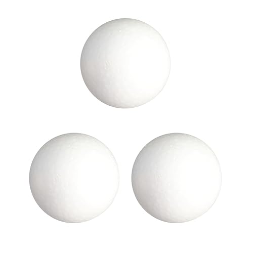 Styropor-Kugeln, 120 mm, Weiß, 3 Stück von Adoorniequea