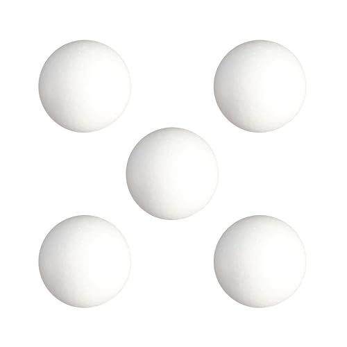 Styropor-Kugeln, 120 mm, Weiß, 5 Stück von Adoorniequea