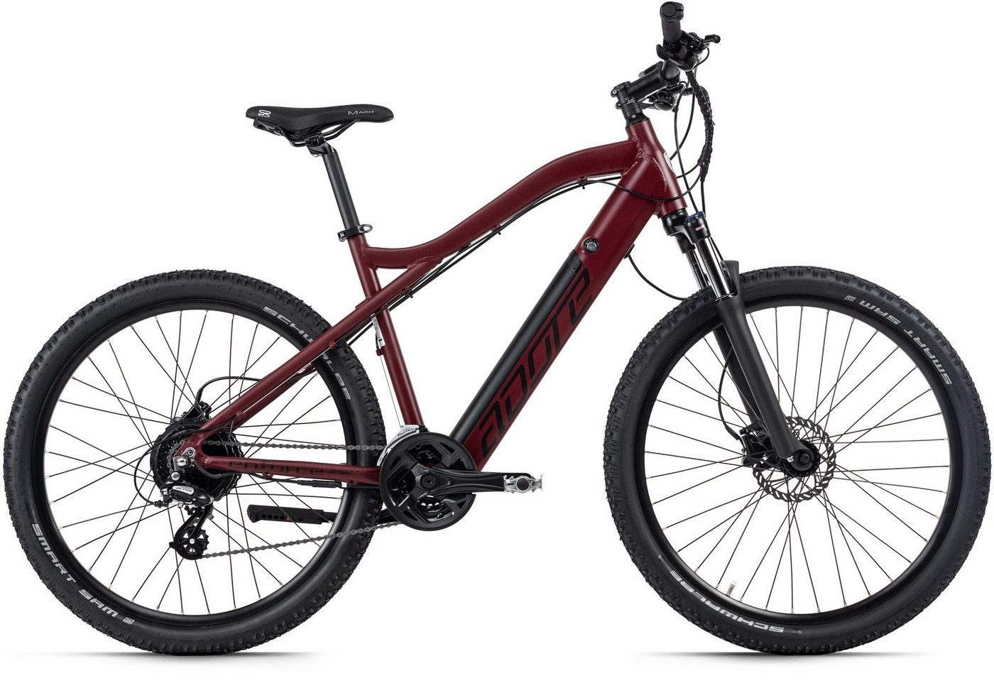 Adore E-Bike Enforce, 24 Gang Shimano Altus Schaltwerk, Kettenschaltung, Heckmotor, 504 Wh Akku von Adore