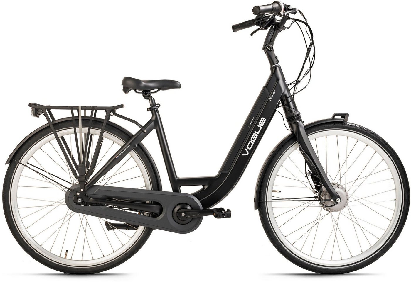 VOGUE BIKE E-Bike Mestengo, 7 Gang Shimano Nexus Schaltwerk, Nabenschaltung, Frontmotor, 460,8 Wh Akku von VOGUE BIKE