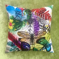 Dekokissen in Lacroix - Cristian Caribe Perroquet, 22 Zoll von AdoreDesignLucie